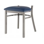 Lancaster Table & Seating Clear Coat Finish Ladder Back Chair with 2 1/2 Lancaster Table & Seating Clear Coat Finish Ladder Back Chair with 2 1/2