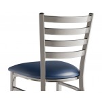 Lancaster Table & Seating Clear Coat Finish Ladder Back Chair with 2 1/2 Lancaster Table & Seating Clear Coat Finish Ladder Back Chair with 2 1/2