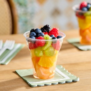 Choice 12 oz. Clear PET Plastic Parfait / Dessert Cup - 1,000/Case Choice 12 oz. Clear PET Plastic Parfait / Dessert Cup - 1,000/Case