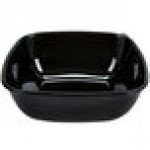 Fineline 5320-BK Super Bowl 320 oz. Black PET Plastic Bowl - 25/Case