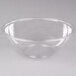 Fineline 5320-BK Super Bowl 320 oz. Black PET Plastic Bowl - 25/Case