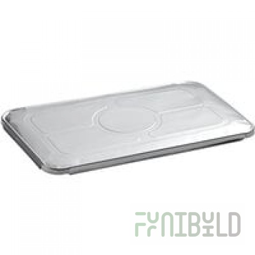 Western Plastics Full Size Foil Steam Table Pan Lid - 50/Case