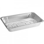 Western Plastics Full Size Foil Steam Table Pan Lid - 50/Case