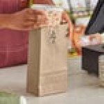 Duro Husky Dubl Life 5 lb. Heavy Duty Natural Kraft Bag - 400/Bundle