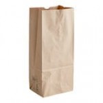 25 lb. Tall White Paper Bag - 500/Bundle