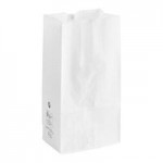 25 lb. Tall White Paper Bag - 500/Bundle