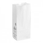 25 lb. Tall White Paper Bag - 500/Bundle