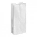 25 lb. Tall White Paper Bag - 500/Bundle
