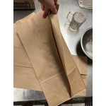 25 lb. Tall White Paper Bag - 500/Bundle