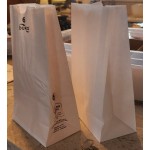 25 lb. Tall White Paper Bag - 500/Bundle
