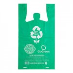 Choice 1/6 Standard Size 4 Mil Clear Reusable Extra Heavy-Duty Plastic T-Shirt Bag - 150/Case