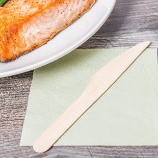 Eco-gecko Heavy Weight Disposable Wooden Knife - 6,000/Case Eco-gecko Heavy Weight Disposable Wooden Knife - 6,000/Case