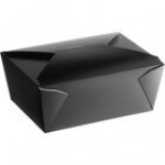 Choice White Microwavable Folded Paper #4 Take-Out Container 7 3/4 Choice White Microwavable Folded Paper #4 Take-Out Container 7 3/4