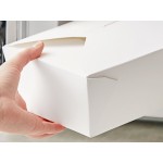 Choice White Microwavable Folded Paper #4 Take-Out Container 7 3/4 Choice White Microwavable Folded Paper #4 Take-Out Container 7 3/4
