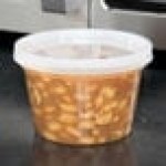 Pactiv/Newspring 16 oz. Translucent Round Deli Container Combo Pack - 240/Case Pactiv/Newspring 16 oz. Translucent Round Deli Container Combo Pack - 240/Case