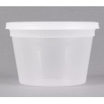 Pactiv/Newspring 16 oz. Translucent Round Deli Container Combo Pack - 240/Case Pactiv/Newspring 16 oz. Translucent Round Deli Container Combo Pack - 240/Case