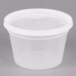 Pactiv/Newspring 16 oz. Translucent Round Deli Container Combo Pack - 240/Case Pactiv/Newspring 16 oz. Translucent Round Deli Container Combo Pack - 240/Case