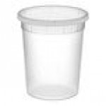 Pactiv/Newspring 16 oz. Translucent Round Deli Container Combo Pack - 240/Case Pactiv/Newspring 16 oz. Translucent Round Deli Container Combo Pack - 240/Case