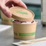 EcoChoice 8 oz. Kraft Paper Food Cup with Vented Lid - 250/Case EcoChoice 8 oz. Kraft Paper Food Cup with Vented Lid - 250/Case