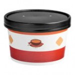 EcoChoice 8 oz. Kraft Paper Food Cup with Vented Lid - 250/Case EcoChoice 8 oz. Kraft Paper Food Cup with Vented Lid - 250/Case