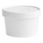 EcoChoice 8 oz. Kraft Paper Food Cup with Vented Lid - 250/Case EcoChoice 8 oz. Kraft Paper Food Cup with Vented Lid - 250/Case