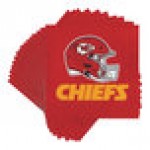 Creative Converting Kansas City Chiefs 2-Ply Luncheon Napkin - 192/Case Creative Converting Kansas City Chiefs 2-Ply Luncheon Napkin - 192/Case