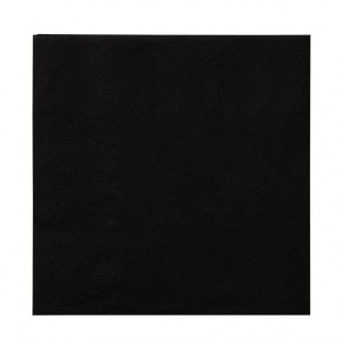Hoffmaster Black Beverage / Cocktail Napkin - 1,000/Case Hoffmaster Black Beverage / Cocktail Napkin - 1,000/Case
