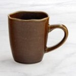 Acopa Highlands 10 oz. Skyfall Blue China Mug - Sample