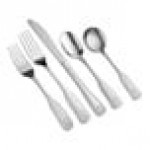 Acopa Atglen 18/0 Stainless Steel Medium Weight Flatware 5 Piece Set - Sample