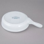 10 Strawberry Street ARCTIC-7SKILLET Arctic Blue 20 oz. Porcelain Casserole Bowl with Handle - 12/Pack