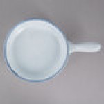 10 Strawberry Street ARCTIC-7SKILLET Arctic Blue 20 oz. Porcelain Casserole Bowl with Handle - 12/Pack