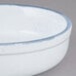10 Strawberry Street ARCTIC-7SKILLET Arctic Blue 20 oz. Porcelain Casserole Bowl with Handle - 12/Pack