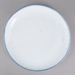 10 Strawberry Street ARCTIC-7SKILLET Arctic Blue 20 oz. Porcelain Casserole Bowl with Handle - 12/Pack