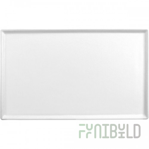 GET Bugambilia Fit Perfect Mod White Aluminum Serving Platter / Lid for Full Size Food Pans LCIH1F-MOD-WW
