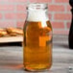 American Metalcraft 8 oz. Glass Milk Bottle - 24/Case American Metalcraft 8 oz. Glass Milk Bottle - 24/Case