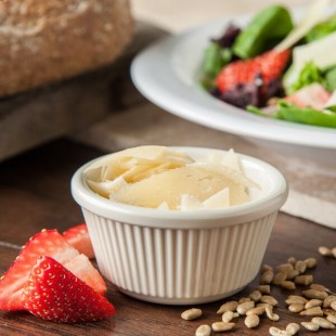 Carlisle 3 oz. Bone Fluted Melamine Ramekin - 48/Case Carlisle 3 oz. Bone Fluted Melamine Ramekin - 48/Case
