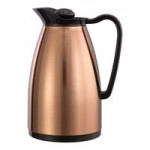 Service Ideas Classic Carafe 33.8 oz. Stainless Steel Insulated Coffee Carafe / Server with Black Lid CGCS10SS Service Ideas Classic Carafe 33.8 oz. Stainless Steel Insulated Coffee Carafe / Server with Black Lid CGCS10SS