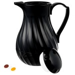 Vollrath 52122 SwirlServe 10 oz. Black Hot-N-Cold Beverage Server Vollrath 52122 SwirlServe 10 oz. Black Hot-N-Cold Beverage Server