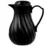 Vollrath 52122 SwirlServe 10 oz. Black Hot-N-Cold Beverage Server Vollrath 52122 SwirlServe 10 oz. Black Hot-N-Cold Beverage Server