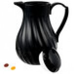 Vollrath 52122 SwirlServe 10 oz. Black Hot-N-Cold Beverage Server Vollrath 52122 SwirlServe 10 oz. Black Hot-N-Cold Beverage Server