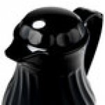 Vollrath 52122 SwirlServe 10 oz. Black Hot-N-Cold Beverage Server Vollrath 52122 SwirlServe 10 oz. Black Hot-N-Cold Beverage Server