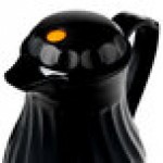 Vollrath 52122 SwirlServe 10 oz. Black Hot-N-Cold Beverage Server Vollrath 52122 SwirlServe 10 oz. Black Hot-N-Cold Beverage Server