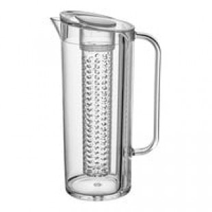 10 Strawberry Street Specialty 71 oz. Flexy Glass Pitcher with Infusion Chamber BGV-81-75-002 - 6/Case 10 Strawberry Street Specialty 71 oz. Flexy Glass Pitcher with Infusion Chamber BGV-81-75-002 - 6/Case