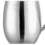 Acopa 64 oz. Smooth Stainless Steel Bell Pitcher with Ice Guard