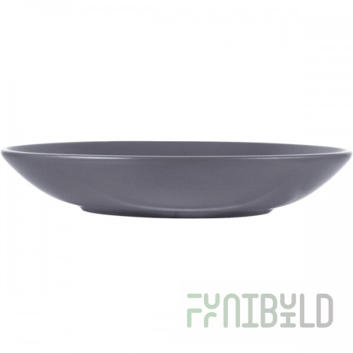 Libbey DRI-4-G Driftstone 38 oz. Granite Satin Matte Porcelain Coupe Bowl - 12/Case