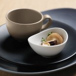 Libbey DRI-4-G Driftstone 38 oz. Granite Satin Matte Porcelain Coupe Bowl - 12/Case