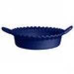 G.E.T. Enterprises CZ002-MOD-PC Bugambilia 1.6 Qt. Smooth MOD Finish Pacific Blue Resin-Coated Aluminum Deep Mexican Cazuela