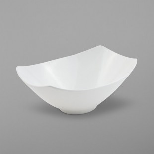 Bon Chef 2514PWHT Gondola 96 oz. White Sandstone Cast Aluminum Bowl Bon Chef 2514PWHT Gondola 96 oz. White Sandstone Cast Aluminum Bowl