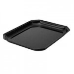 Delfin from Steelite International DFBCC121010 104 oz. Cut Corner Black Rectangular Acrylic Bowl