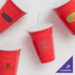 GET SC-16-SET-R To-Go 16 oz. Red Customizable Plastic Reusable Tumbler, Lid, and Straw Set - 24/Case GET SC-16-SET-R To-Go 16 oz. Red Customizable Plastic Reusable Tumbler, Lid, and Straw Set - 24/Case